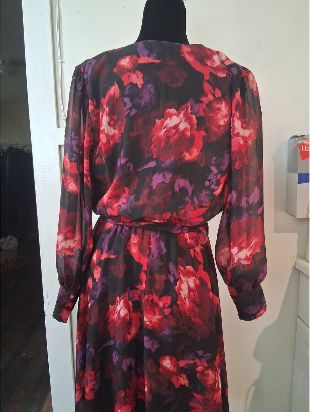 Jason Wu Floral Print Long Sleeve Dress XS